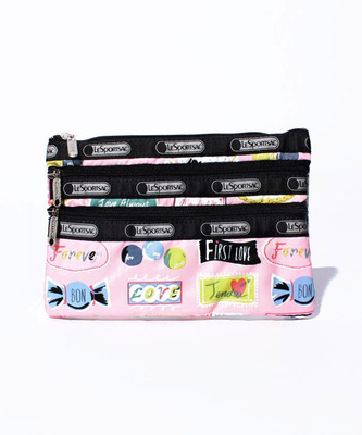 3ZIP COSMETIC スイートトークピンク