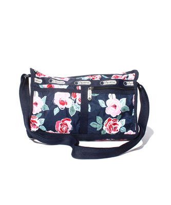 DELUXE SHOULDER SATCHEL ネイビーローズ