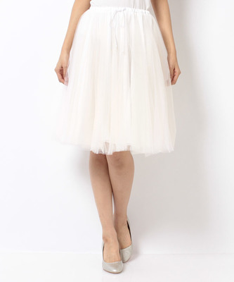 チュールボリュームスカート