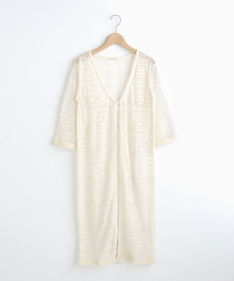 Sレースロングカーディガン