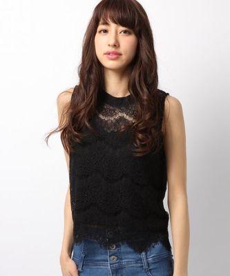 ビスチェレースノースリーブ