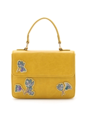 フラワー刺繍ミニポーチ