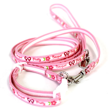 ペットパラダイス　プリティブーケ　パピー用首輪＆リード