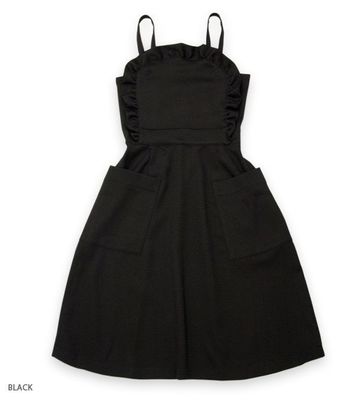 CAFE CHIC waitress dress / BLACK