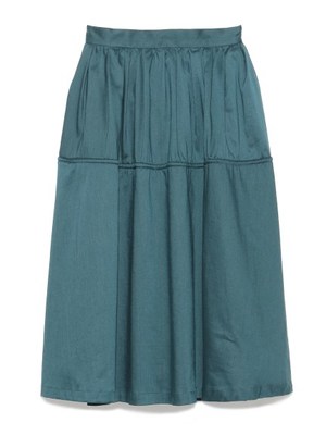 ギャザーミドル丈スカート