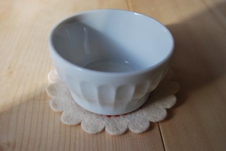 白 削りミニココット 8cm