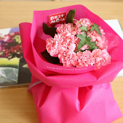 カーネーションブーケ＊ポワール