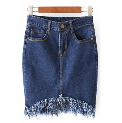 ハイウエストデニムスカート