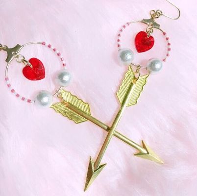 ハートアローピアス(イヤリング)