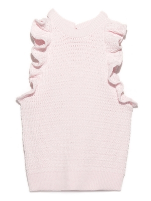 アメスリフリルニットプルオーバー