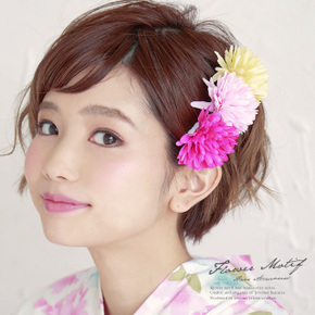花の髪飾り