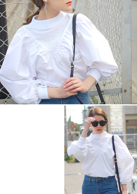 バルーンスリーブブラウス