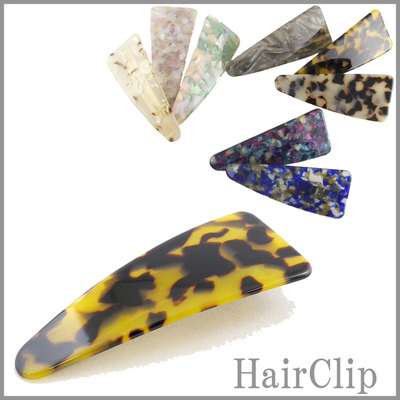 三角 アセチ ヘアクリップ