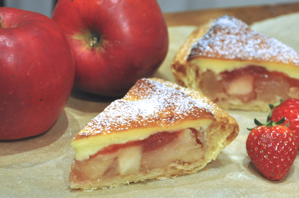 ストロベリーチーズケーキ アップルパイ（7号）