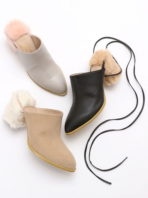 2wayファーシューズ