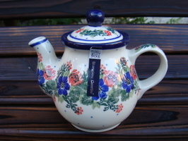 【ポーランド陶器・ポーランド食器】 ブンツラウカステル ティーポット 