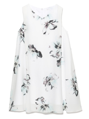 FRAY I.D (フレイアイディー)  シフォンフラワーワンピース