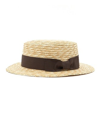 STRAW BOATER HAT