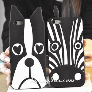 マーク バイ マークジェイコブス　イヌ＆シマウマ　iphone6/5、Galaxyケース