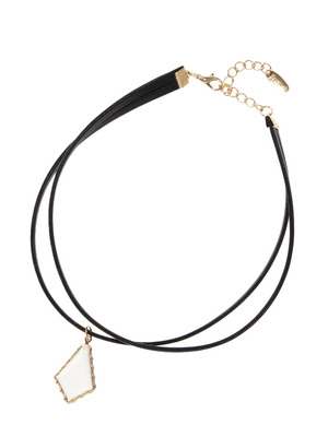 ビジュー2連チョーカー