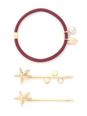 Lily Brown マリンモチーフピンゴムセット