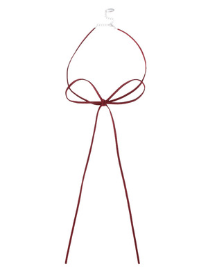 スウェードリボンチョーカー