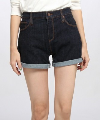 レーヨンデニムショートパンツ