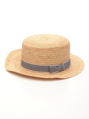 リボンカンカン帽