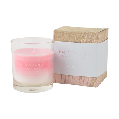 アンボヤージュ キャンドル ホワイトxピンク