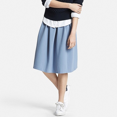 UNIQLO WOMEN ポンチタックスカート