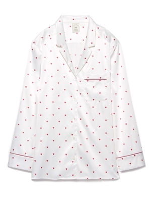 ハートサテンシャツ