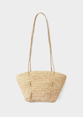 ラフィア バスケット スモール ショルダー バッグ