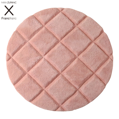 【NIKA ZUPANC】φ1500 アリュール ラグ ラウンド ピンク