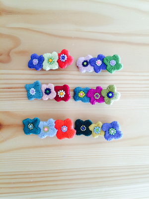 Flowerヘアクリップ