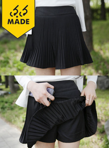 フェミニンムードプリーツスカパン