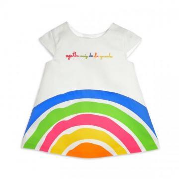 大きな虹の夢色ワンピース