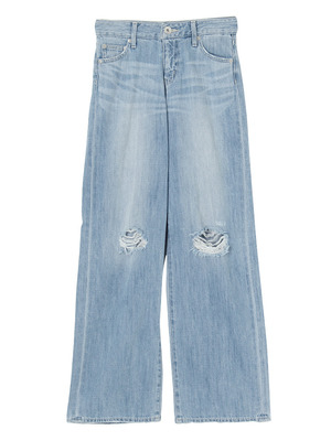 ダメージワイドデニムパンツ