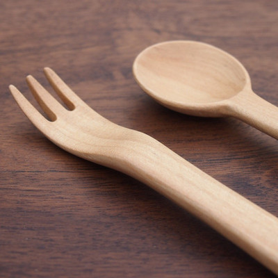 木製スプーン、フォーク