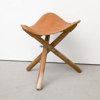 Leather Stool NT
