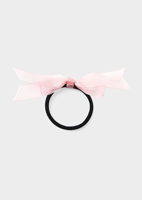 オーガンジー リボン ヘア ゴム