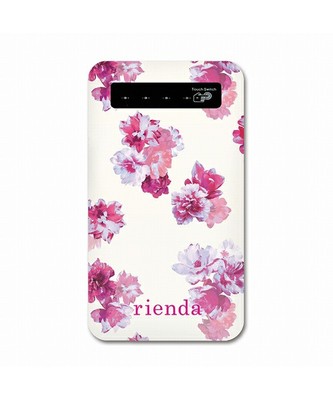 rienda(リエンダ) / GLAMOROUS FLOWER 【モバイルバッテリー】