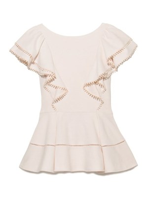 ラッフルスリーブチュニック