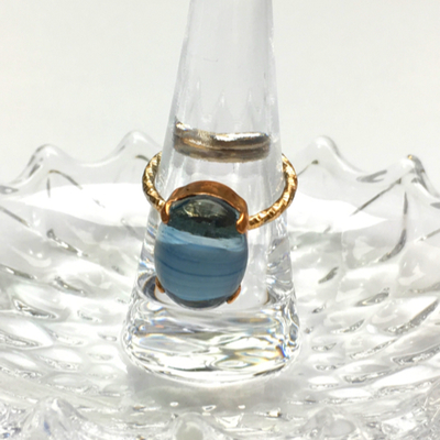 ヴィンテージガラスリング