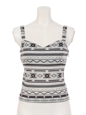 ネイティブ柄ビスチェ