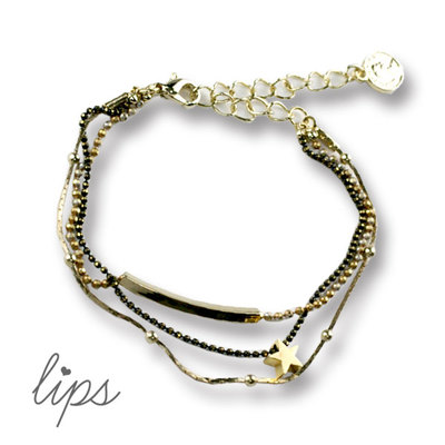  3連 スターブレスレット