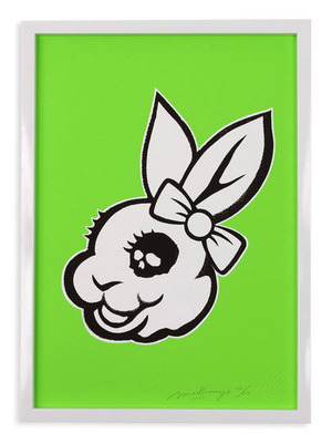 ［USAGI Gallery］RIBBON USAGI NEON GREEN