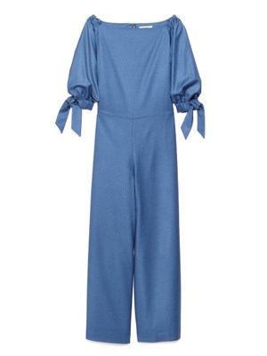 オフショルストレートオールインワン