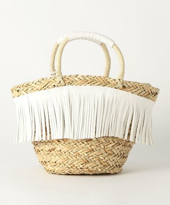 (green label relaxing)  フリンジカゴバッグ