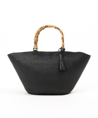 (SHIPS for women)  バンブーハンドルバッグ