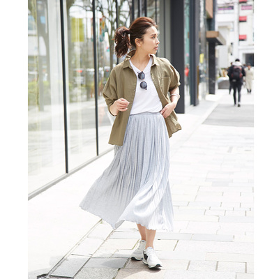 レディース　プリーツ　スカート